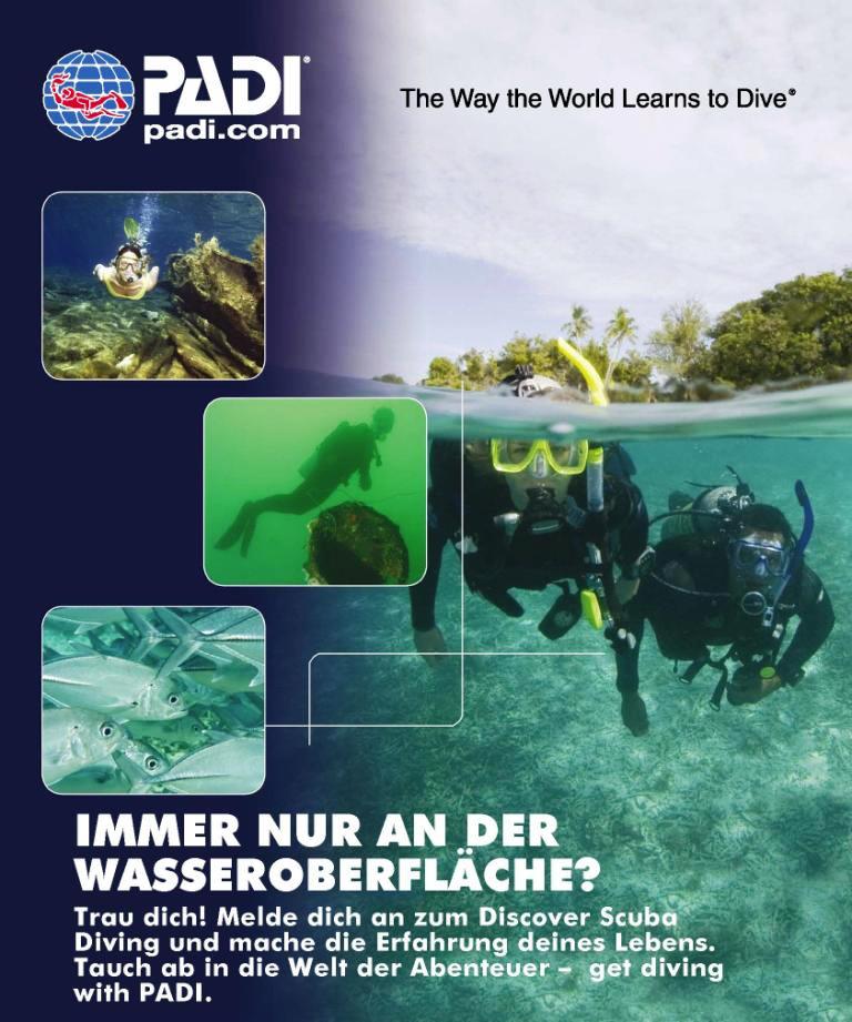 Schnuppertauchen (Discover scuba diving)